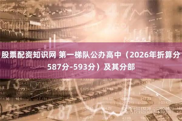 股票配资知识网 第一梯队公办高中（2026年折算分587分-593分）及其分部